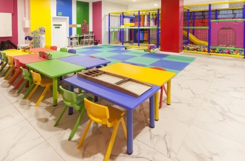 Kids playroom at Grand Luxor Hotel in Benidorm, Spain. Travel with World Lifetime Journeys