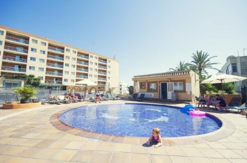 Kids pool at Azuline Hotel Atlantic in Es Canar, Ibiza. Travel with World Lifetime Journeys