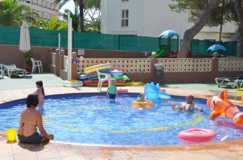 Kids pool at Azuline Hotel Coral Beach in Es Canar, Ibiza. Travel with World Lifetime Journeys