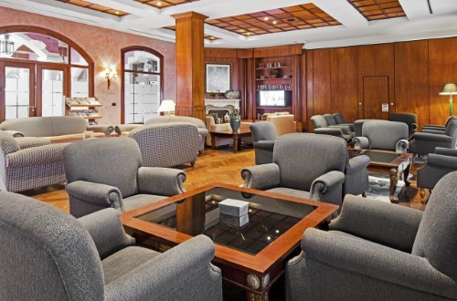 Lounge area at Elba Palace Golf in Caleta de Fuste, Fuerteventura. Travel with World Lifetime Journeys