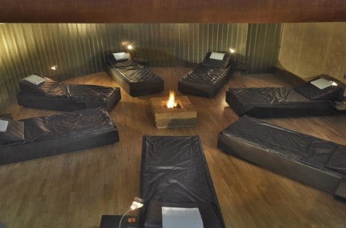 Leisure area at Hotel Schwarzer Adler in Kitzbühel, Austria. Travel with World Lifetime Journeys