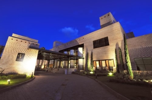 Main entrance at Vincci Seleccion Estrella del Mar in Marbella, Spain. Travel with World Lifetime Journeys