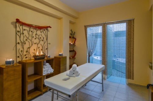 Massage room at Veronica Hotel Apartments in Chania area, Crete, Travel with World Lifetime Journeys