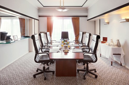 Meeting room at Hotel Metropole in Brussels, Belgium. Travel with World Lifetime Journeys