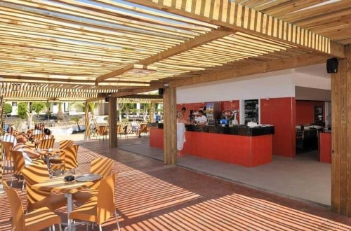 Pool bar at Blue Bay Lanzarote Hotel in Costa Teguise, Lanzarote. Travel with World Lifetime Journeys