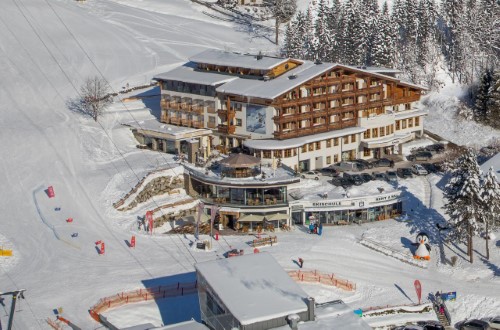 Outside view at Alpine Resort Zell am See in Austria. Travel with World Lifetime Journeys