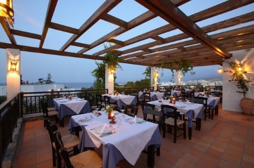 Outside terrace at Creta Maris Beach Resort