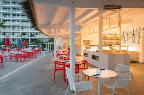 Outside terrace at Marina Suites in Puerto Rico, Gran Canaria. Travel with World Lifetime Journeys