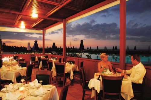 Outside terrace at Royal Belvedere Hotel in Crete, Greece. Travel with World Lifetime Journeys