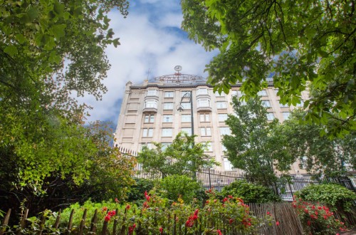 Outside view at Crowne Plaza – Le Palace in Brussels, Belgium. Travel with World Lifetime Journeys