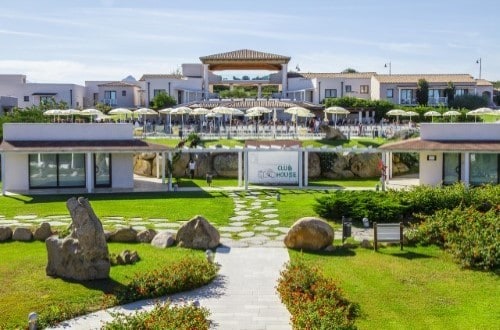 Outside view at Grand Baia Resort in San Teodoro, Sardinia. Travel with World Lifetime Journeys