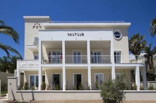 Outside view at Hotel Nautilus in Cagliari, Italy. Travel with World Lifetime Journeys