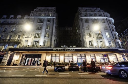 Outside view at Hotel Le Plaza Brussels, Belgium. Travel with World Lifetime Journeys