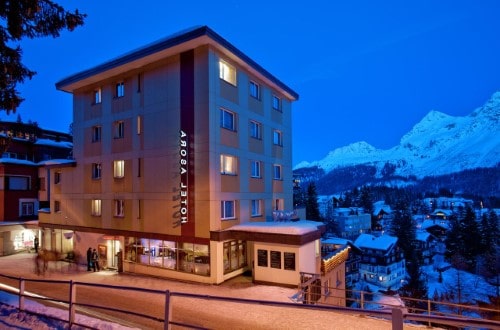 Outside view at Sorell Hotel Asora in Arosa, Switzerland. Travel with World Lifetime Journeys