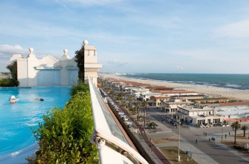 Panorama at Grand Hotel Principe di Piemonte in Viareggio, Italy. Travel with World Lifetime Journeys