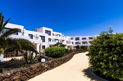 Walking patio at Blue Bay Lanzarote Hotel in Costa Teguise, Lanzarote. Travel with World Lifetime Journeys