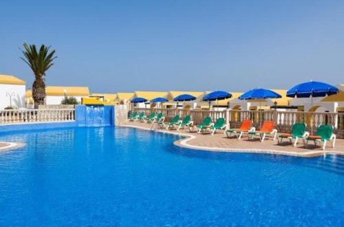 Pool side at Club Caleta Dorada in Caleta del Fuste, Fuerteventura. Travel with World Lifetime Journeys