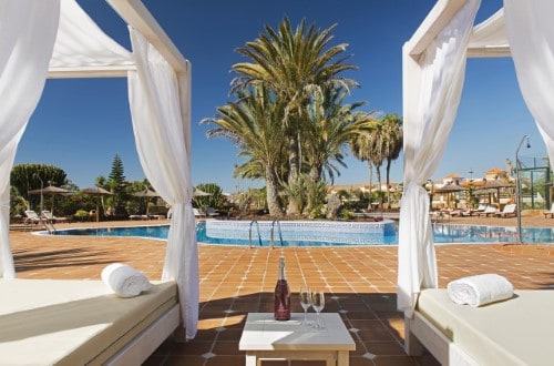 Pool side at Elba Palace Golf in Caleta de Fuste, Fuerteventura. Travel with World Lifetime Journeys