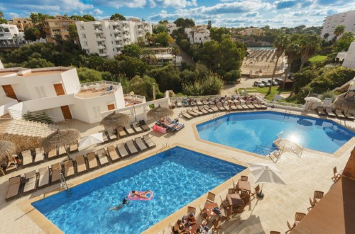 Hotel panorama at Mar Hotels Ferrera Blanca in Cala d' Or, Mallorca. Travel with World Lifetime Journeys