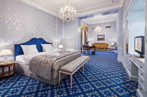 Presidential suite at Hotel Metropole in Brussels, Belgium. Travel with World Lifetime Journeys