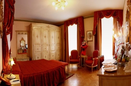 Presidential suite at Miramonti Majestic Grand Hotel in Cortina D’Ampezzo, Italy. Travel with World Lifetime Journeys