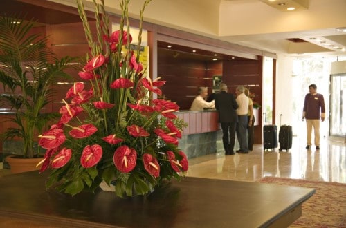 Reception area at Sunlight Bahia Principe San Felipe in Puerto de la Cruz, Tenerife. Travel with World Lifetime Journeys