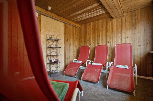 Relaxing area at Sorell Hotel Asora in Arosa, Switzerland. Travel with World Lifetime Journeys