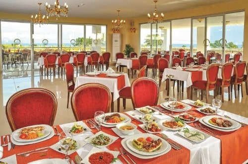 Restaurant at Eftalia Aqua Resort in Alanya, Turkey. Travel with World Lifetime Journeys