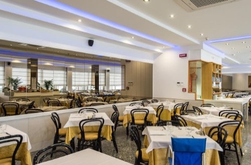 Restaurant at Hotel Christian in Lido di Jesolo, Italy. Travel with World Lifetime Journeys