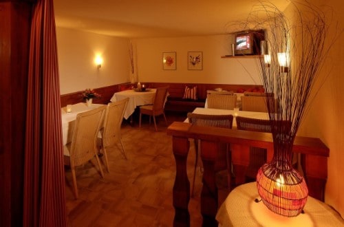 Restaurant at Park Hotel in Saas Fee, Switzerland. Travel with World Lifetime Journeys