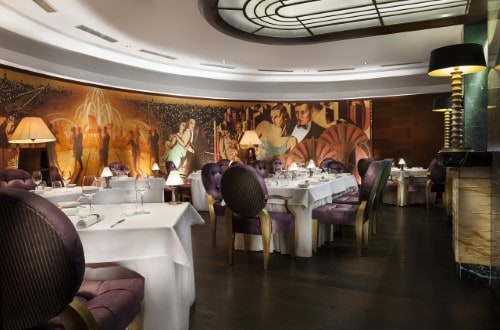 Restaurant at Radisson Blu Alcron Hotel Prague, Czech Republic. Travel with World Lifetime Journeys