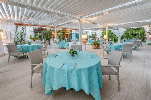 Restaurant at Sentido Acacia Marina in South Sicily, Italy. Travel with World Lifetime Journeys