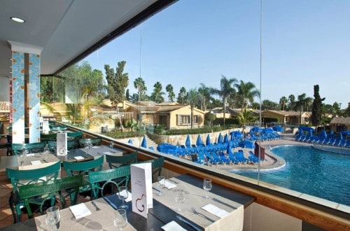 Restaurant view at Dunas Maspalomas Bungalows Resort in Maspalomas, Gran Canaria. Travel with World Lifetime Journeys