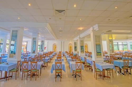 Restaurant at Tsokkos Gardens Hotel in Protaras, Cyprus. Travel with World Lifetime Journeys