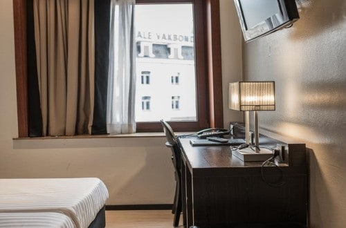 Room facilities at Hotel Floris Ustel in Brussels, Belgium. Travel with World Lifetime Journeys