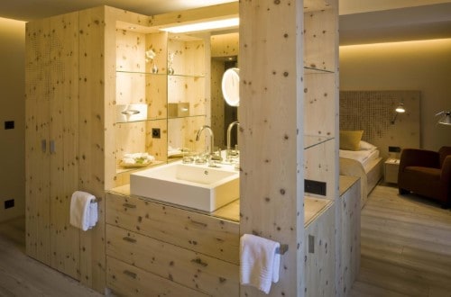 Room facilities at Hotel Steffani in St. Moritz, Switzerland. Travel with World Lifetime Journeys