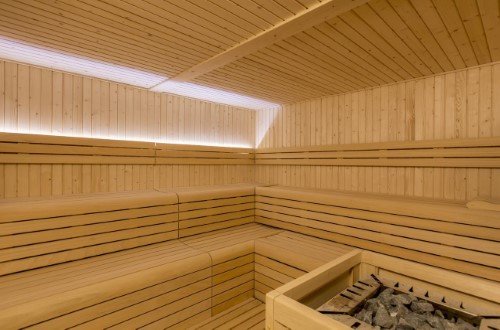 Sauna at Grand Luxor Hotel in Benidorm, Spain. Travel with World Lifetime Journeys