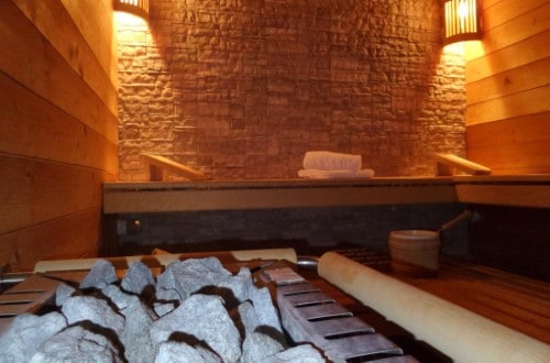 Sauna at Hotel Europa in Saas Fee, Switzerland. Travel with World Lifetime Journeys