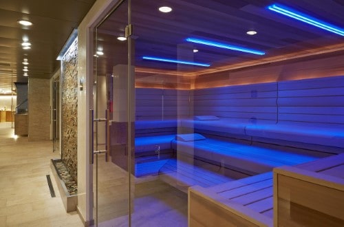 Sauna at Hotel Seehof in Davos, Switzerland. Travel with World Lifetime Journeys