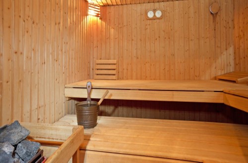 Sauna at Hotel Sport Klosters, Switzerland. Travel with World Lifetime Journeys