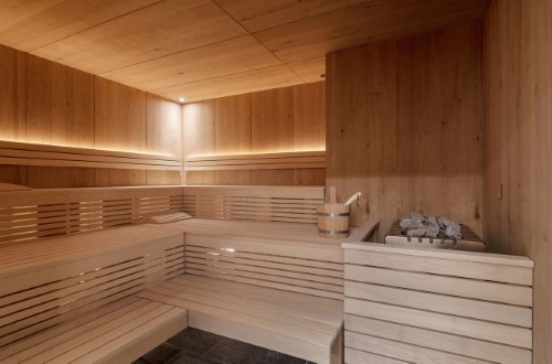 Sauna at Hotel Sunstar Arosa, Switzerland. Travel with World Lifetime Journeys