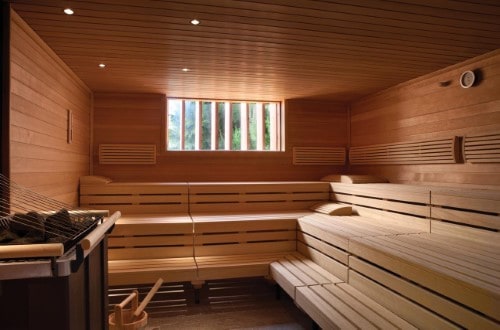 Sauna at Kempinski Hotel Das Tirol in Kitzbühel, Austria. Travel with World Lifetime Journeys