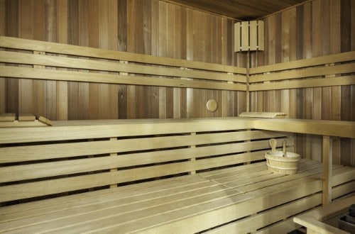 Sauna at Radisson Blu Alcron Hotel Prague, Czech Republic. Travel with World Lifetime Journeys