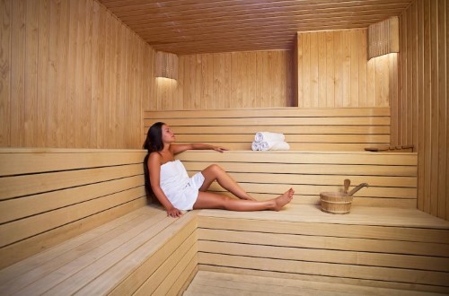 Sauna at Salmakis Beach Resort and Spa in Bodrum, Turkey. Travel with World Lifetime Journeys