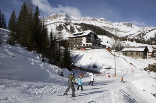 Skiing facilities at Sporthotel Arabba in Italy. Travel with World Lifetime Journeys