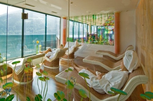 Spa area at Grand Hotel in Zell am See, Austria. Travel with World Lifetime Journeys