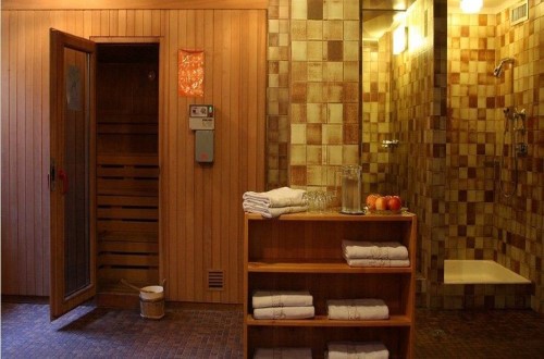 Spa area at Hotel La Plaza in Corvara, Italy. Travel with World Lifetime Journeys