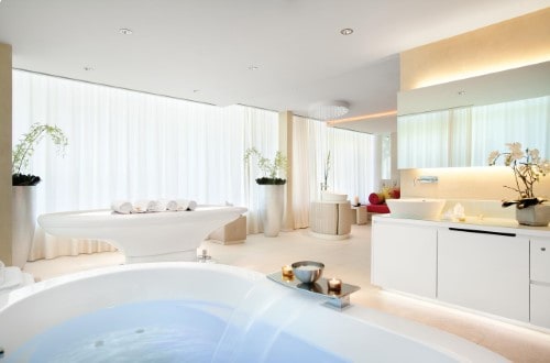 Spa area at Kempinski Hotel Das Tirol in Kitzbühel, Austria. Travel with World Lifetime Journeys