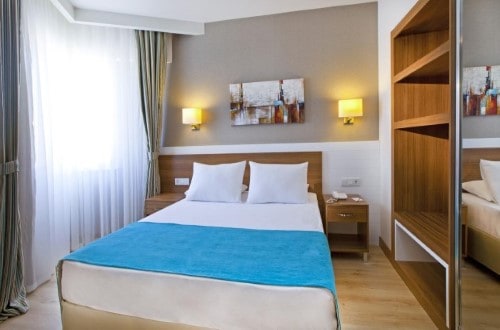 Standard room at Grand Park Lara Hotel in Antalya, Turkey. Travel with World Lifetime Journeys