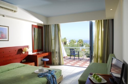 Standard room at Royal Belvedere Hotel in Crete, Greece. Travel with World Lifetime Journeys